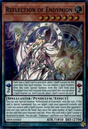 Image of Reflection of Endymion (SR08-EN002) - Structure Deck: Order of the Spellcasters 1st Edition