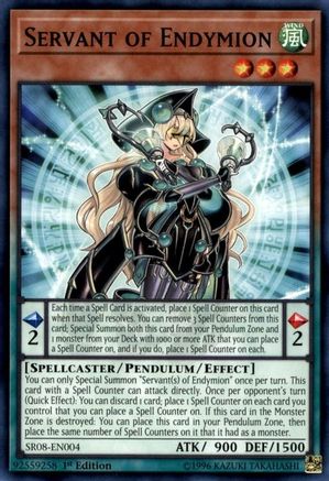 Image of Servant of Endymion (SR08-EN004) - Structure Deck: Order of the Spellcasters 1st Edition
