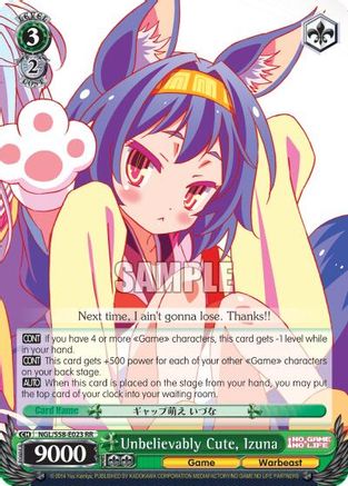 Image of Unbelievably Cute, Izuna (NGL/S58-E023 RR) - No Game No Life