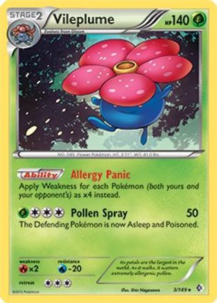 Image of Vileplume 003/149  Deck Exclusives - Rare