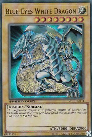 Image of Blue-Eyes White Dragon (STP1-EN004) - Speed Duel: Tournament Pack 1 Unlimited