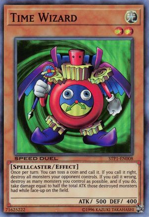 Image of Time Wizard (STP1-EN008) - Speed Duel: Tournament Pack 1 Unlimited