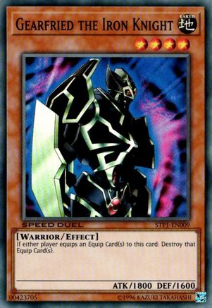 Image of Gearfried the Iron Knight (STP1-EN009) - Speed Duel: Tournament Pack 1 Unlimited