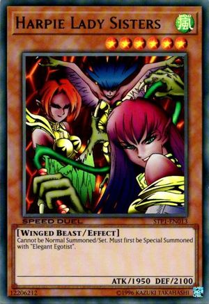 Image of Harpie Lady Sisters (STP1-EN013) - Speed Duel: Tournament Pack 1 Unlimited