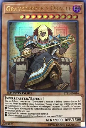 Image of Gravekeeper's Oracle (STP1-EN016) - Speed Duel: Tournament Pack 1 Unlimited