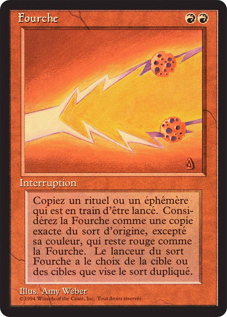 Image of Fork (FBB-) - Foreign Black Border