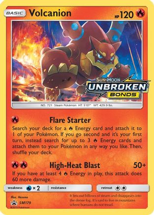 Image of Volcanion SM179  - Holofoil SM Promos - Promo