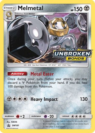 Image of Melmetal (Prerelease) SM181  - Holofoil SM Promos - Promo