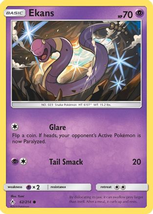 Image of Ekans 062/214  SM  Unbroken Bonds - Common