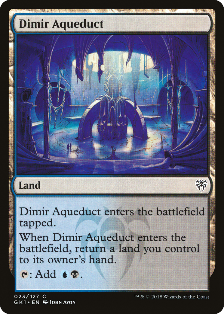 Image of Dimir Aqueduct (GR1-023) - GRN Guild Kit