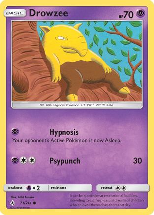 Image of Drowzee 071/214  SM  Unbroken Bonds - Common