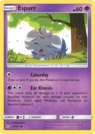Image of Espurr 079/214  SM  Unbroken Bonds - Common