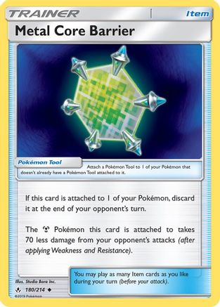 Image of Metal Core Barrier 180/214  SM  Unbroken Bonds - Uncommon
