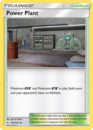 Image of Power Plant 183/214  SM  Unbroken Bonds - Uncommon