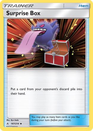 Image of Surprise Box 187/214  SM  Unbroken Bonds - Uncommon