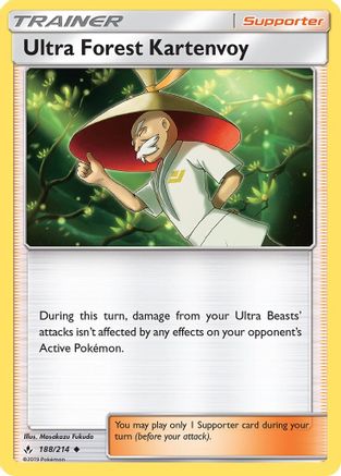 Image of Ultra Forest Kartenvoy 188/214  - Reverse Holofoil SM  Unbroken Bonds - Uncommon