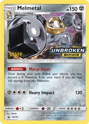 Image of Melmetal SM181  - Holofoil SM Promos - Promo