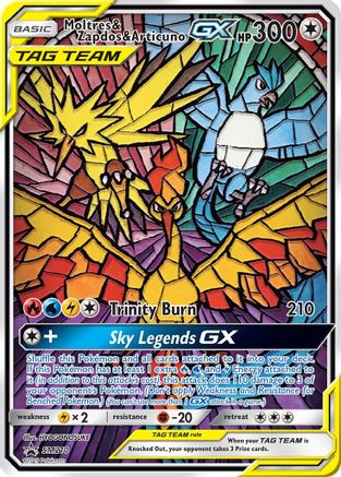 Image of Moltres & Zapdos & Articuno GX SM210  - Holofoil SM Promos - Promo