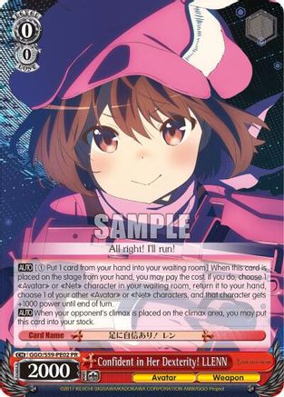 Image of Confident in Her Dexterity! LLENN (GGO/S59-PE02 PR) - SAO Alternative–Gun Gale Online