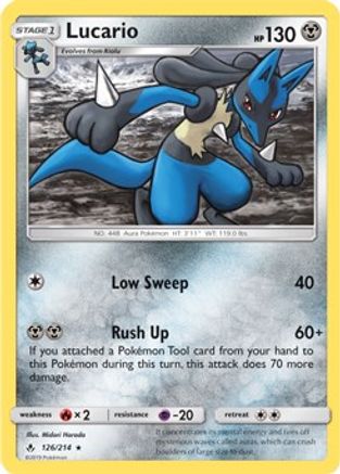 Image of Lucario 126/214  Deck Exclusives - Rare