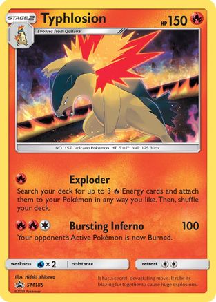 Image of Typhlosion SM185  - Holofoil SM Promos - Promo