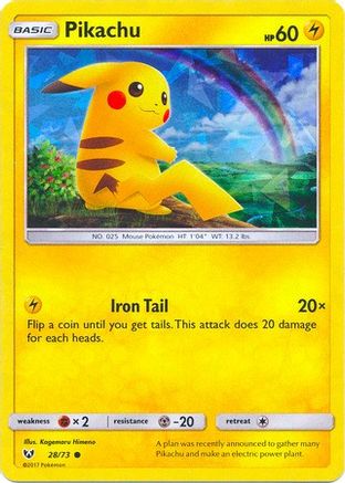 Image of Pikachu 028/73  - Holofoil Deck Exclusives - Common