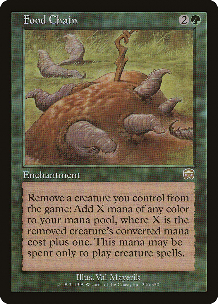 Image of Food Chain (MMQ-246) - Mercadian Masques Foil