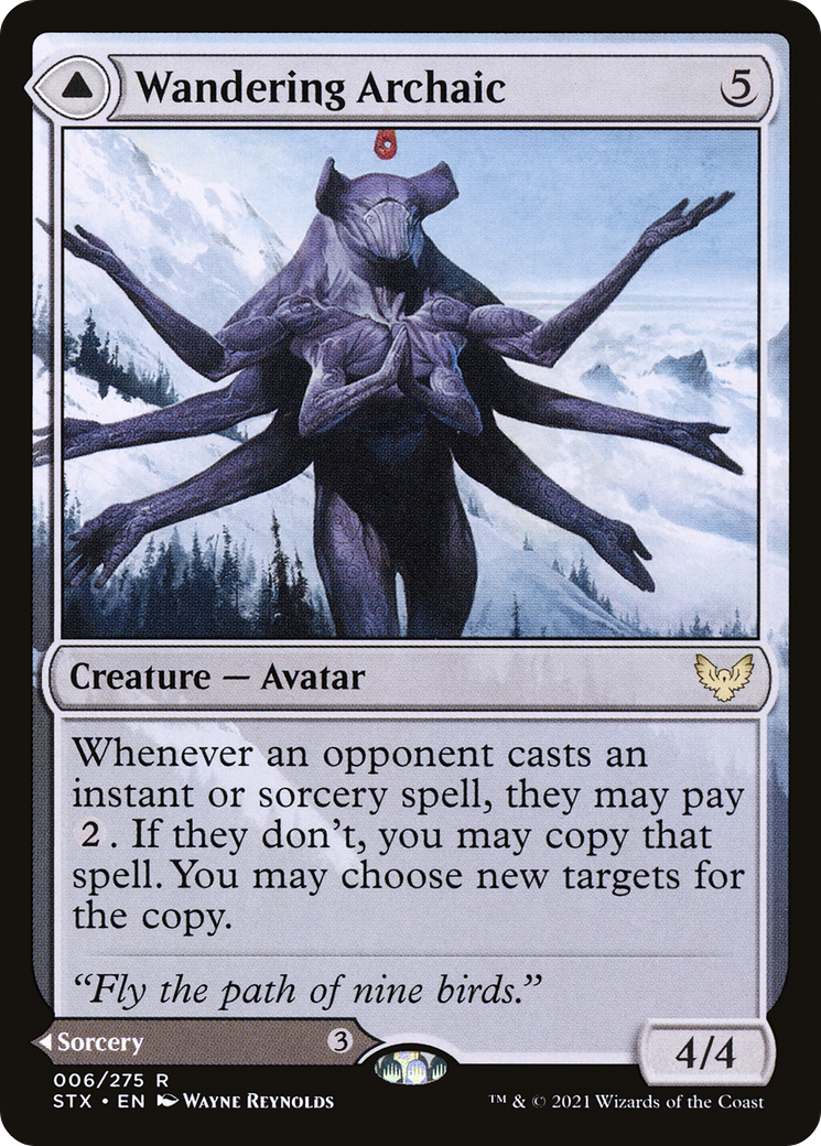 Image of Wandering Archaic (STX-006) - Strixhaven: School of Mages