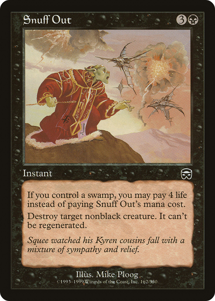 Image of Snuff Out (MMQ-162) - Mercadian Masques Foil