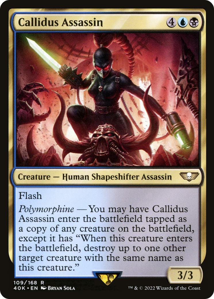 Image of Callidus Assassin (40K-109) - Warhammer 40,000 Commander
