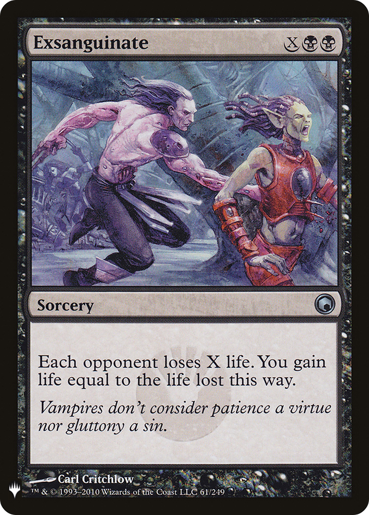 Image of Exsanguinate (LIST-061) - The List