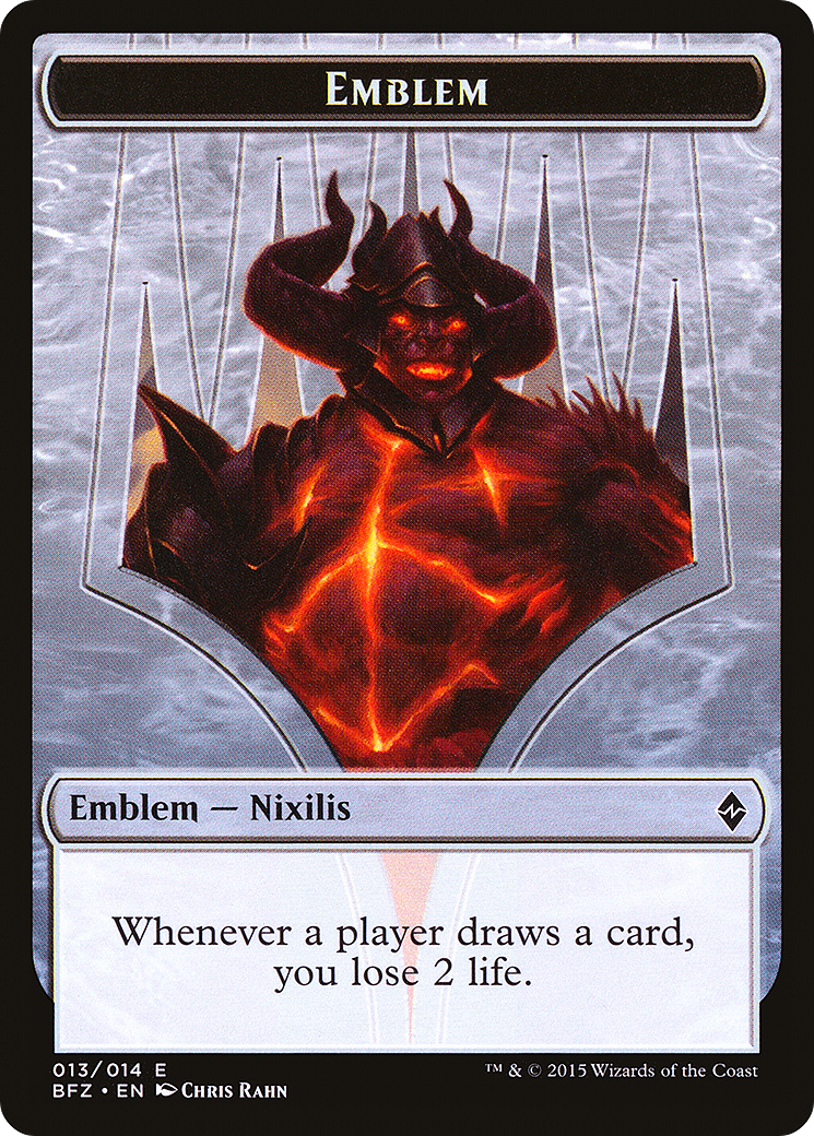 Image of Emblem - Ob Nixilis Reignited (BFZ-013) - Battle for Zendikar Tokens
