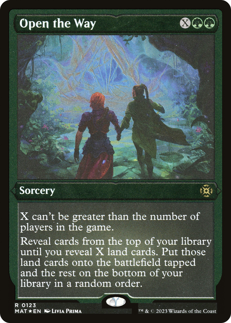 Image of Open the Way (MAT-123) - March of the Machine: The Aftermath Etched Foil