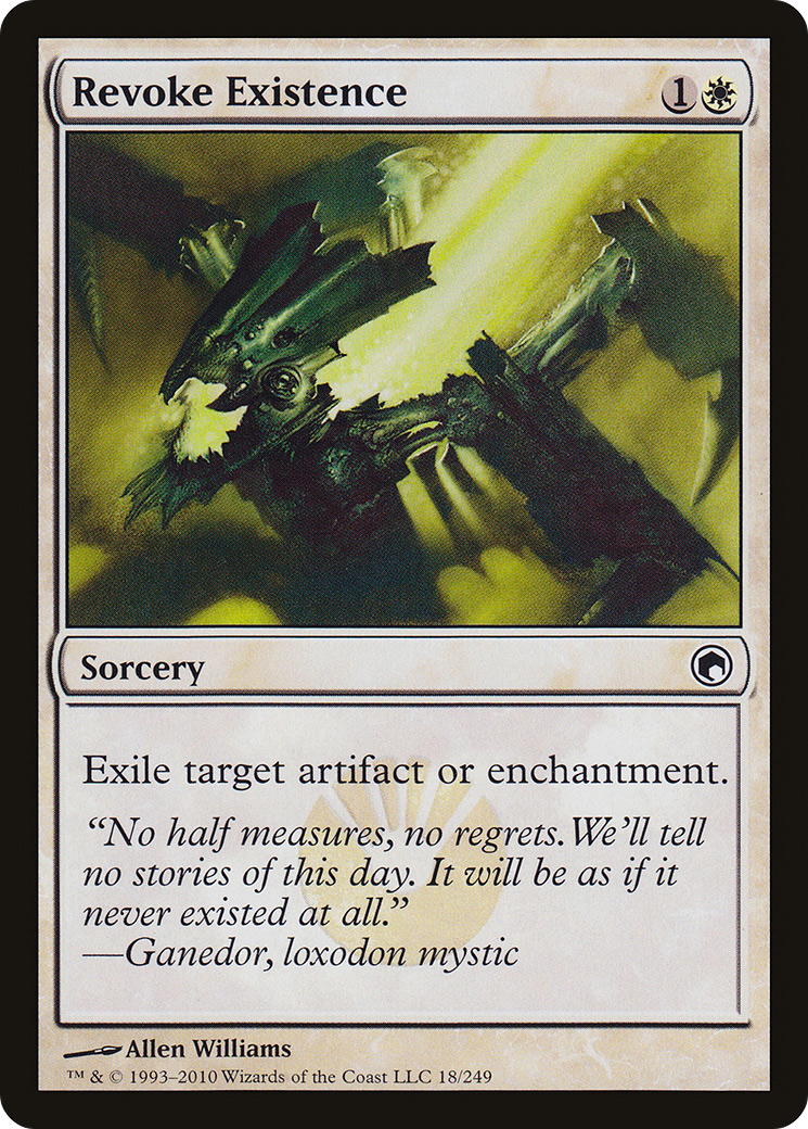 Image of Revoke Existence (SOM-018) - Scars of Mirrodin Foil
