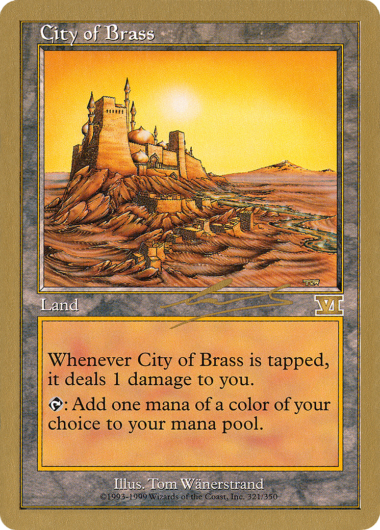 Image of City of Brass - 2000 Nicolas Labarre (6ED) (WCD-) - World Championship Decks 2000