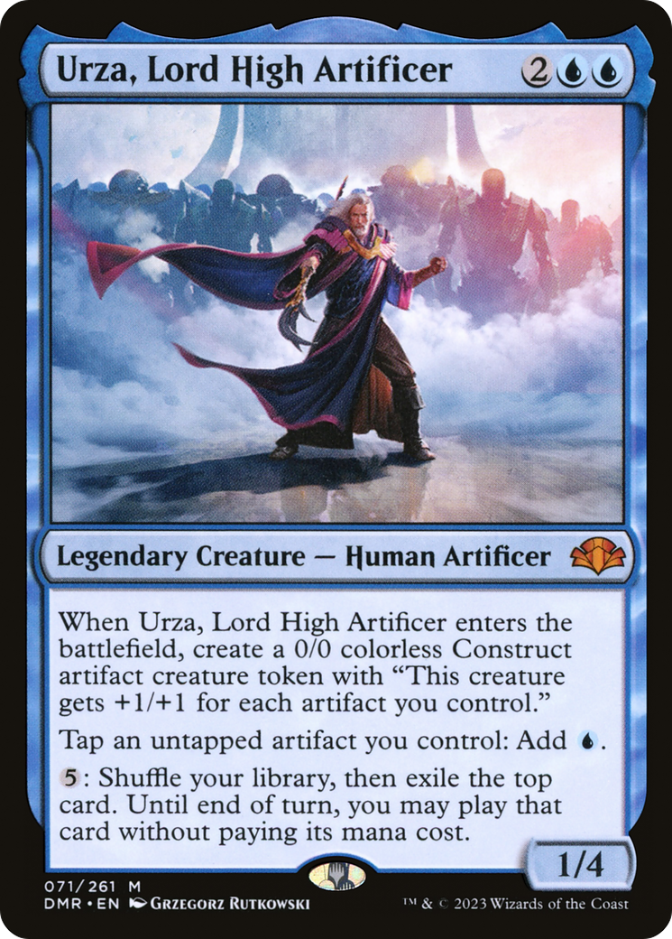 Image of Urza, Lord High Artificer (DMR-071) - Dominaria Remastered