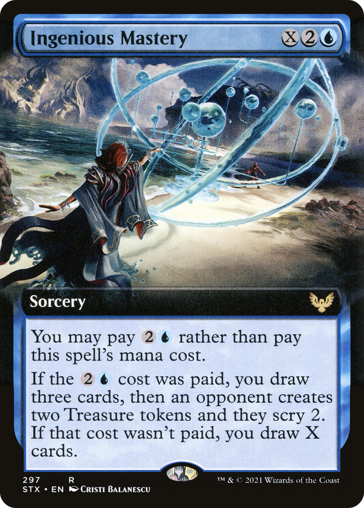Image of Ingenious Mastery (Extended Art) (STX-297) - Strixhaven: School of Mages: (Extended Art)