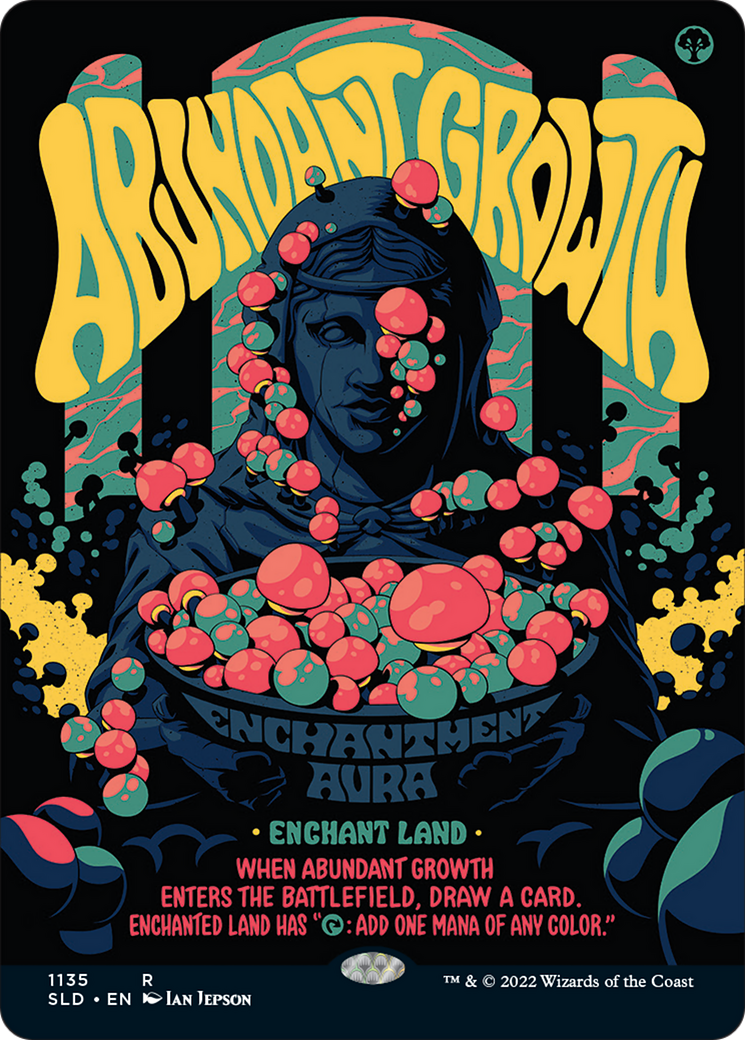 Image of Abundant Growth (SLD-1135) - Secret Lair Drop (Borderless) Foil