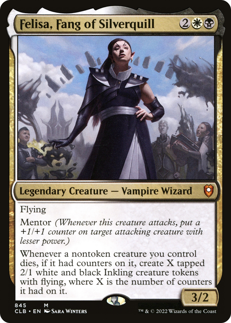 Image of Felisa, Fang of Silverquill (CLB-845) - Commander Legends: Battle for Baldur's Gate