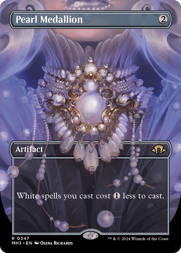 Image of Pearl Medallion (Borderless) (MH3-347) - Modern Horizons 3 (Borderless)