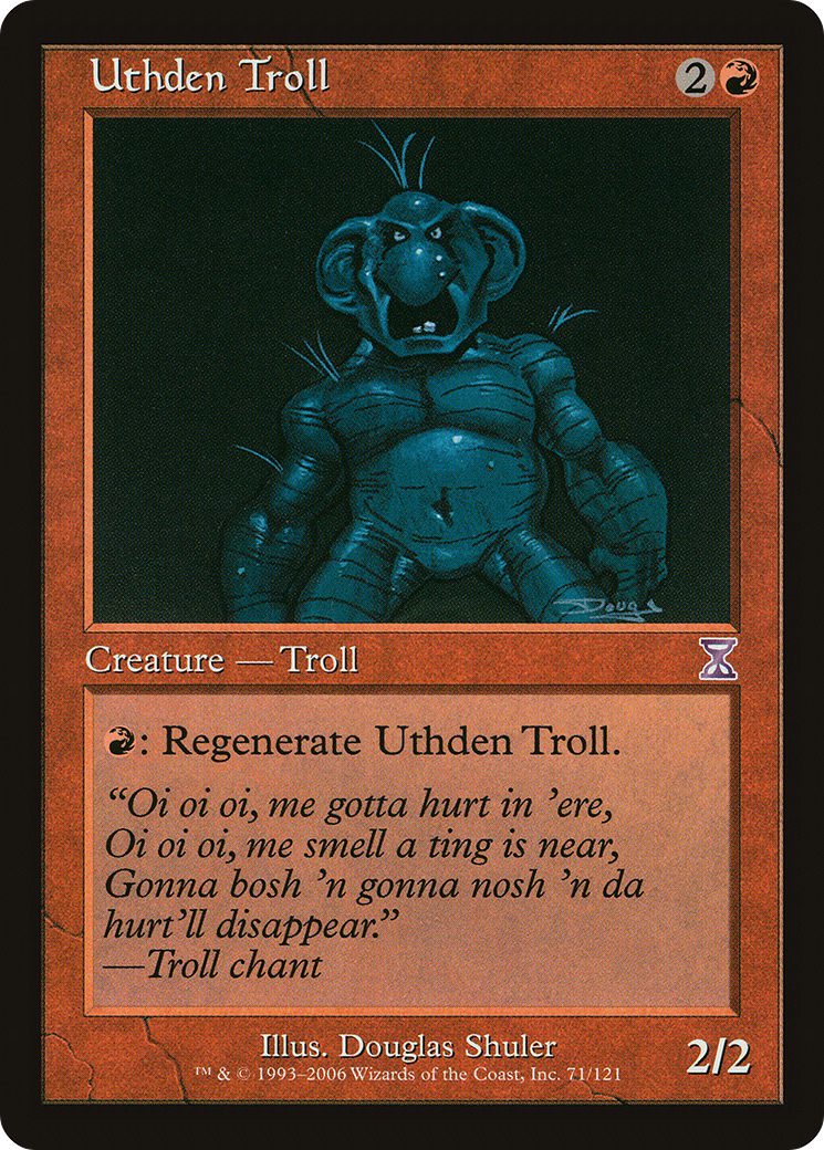 Image of Uthden Troll (TSB-071) - Time Spiral Timeshifted Foil