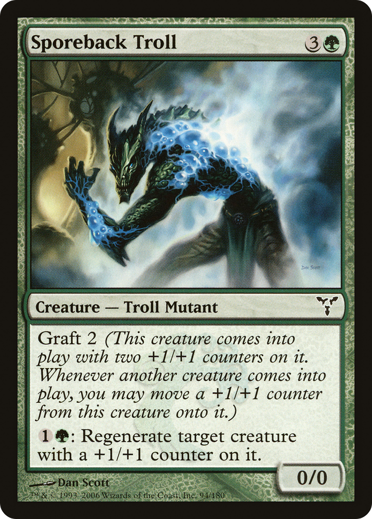 Image of Sporeback Troll (DIS-) - Dissension Foil
