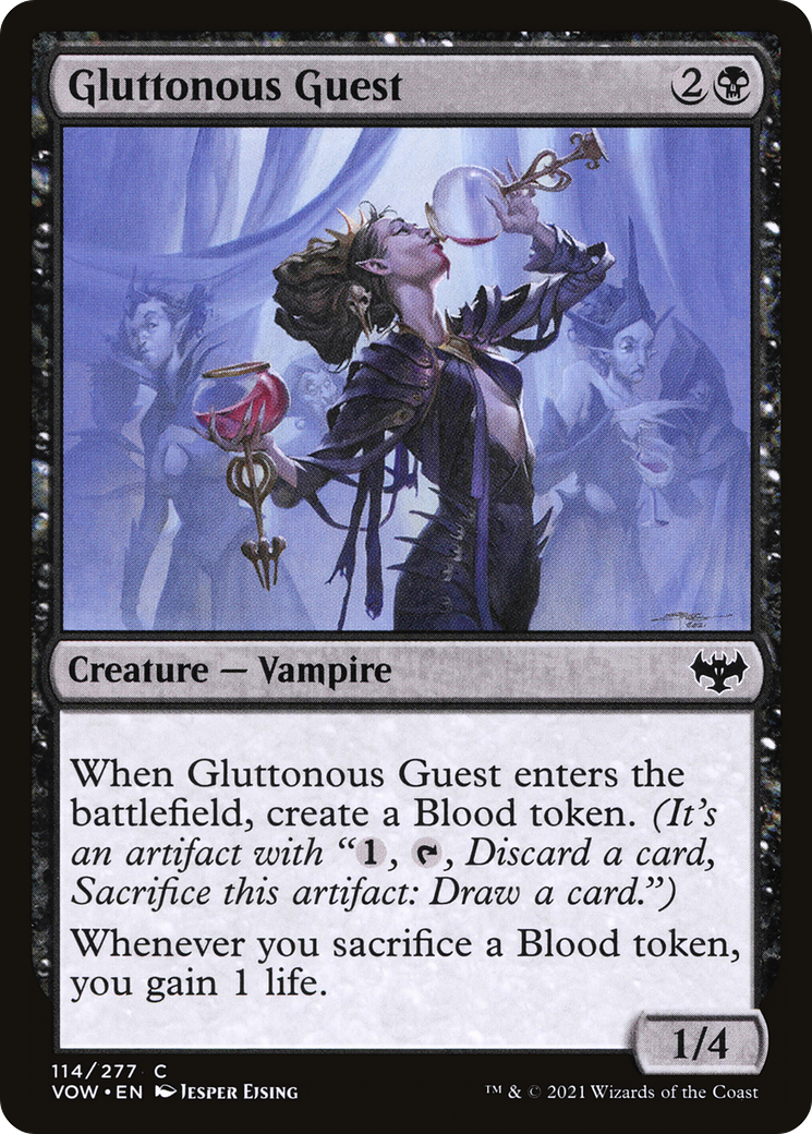 Image of Gluttonous Guest (VOW-114) - Innistrad: Crimson Vow