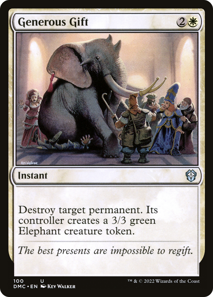 Image of Generous Gift (DMC-100) - Dominaria United Commander