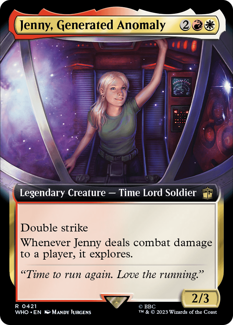 Image of Jenny, Generated Anomaly (Extended Art) (WHO-421) - Doctor Who: (Extended Art)