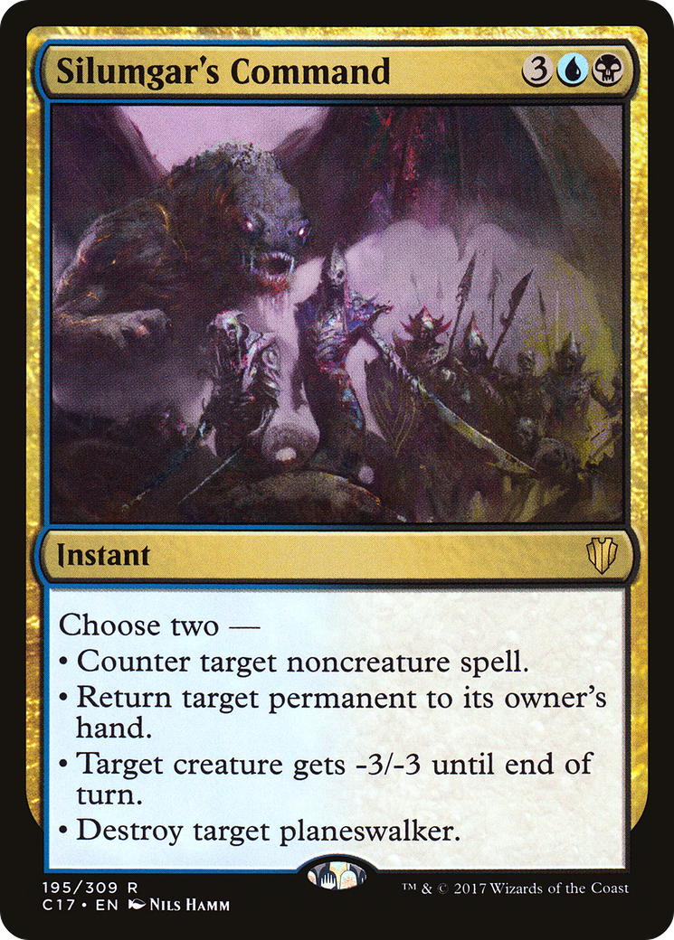Image of Silumgar's Command (C17-195) - Commander 2017