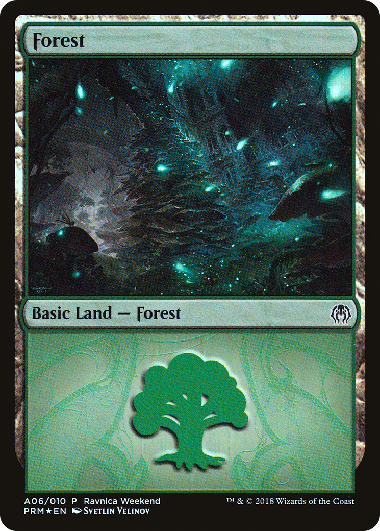 Image of Forest - Golgari (A06) (LARP-006) - GRN Ravnica Weekend Foil