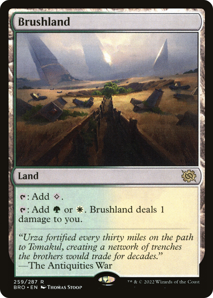 Image of Brushland (BRO-259) - The Brothers' War Foil