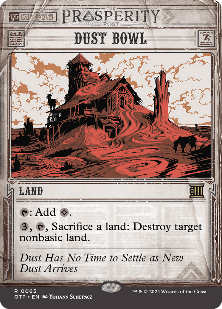 Image of Dust Bowl (OTP-065) - Breaking News: (Showcase) (Borderless)