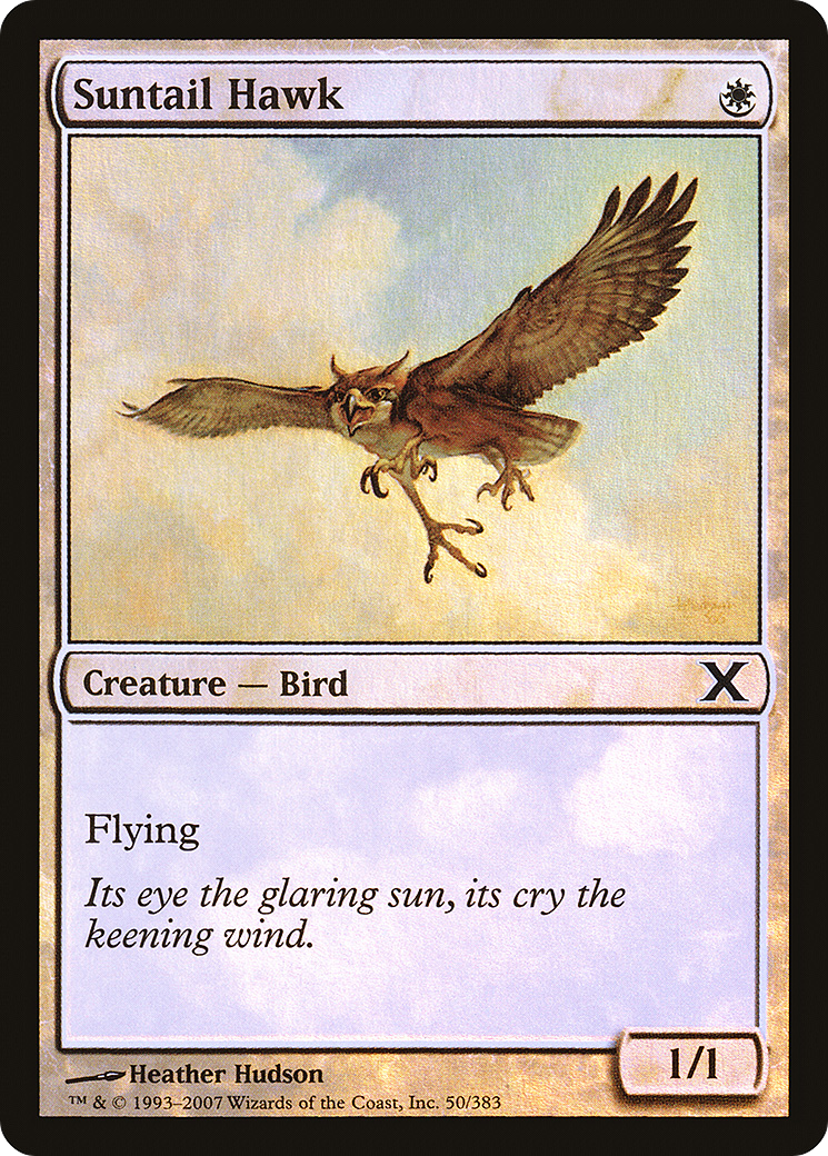 Image of Suntail Hawk (10E-50★) - Tenth Edition Foil
